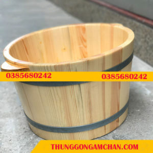 Chậu gỗ ngâm chân
