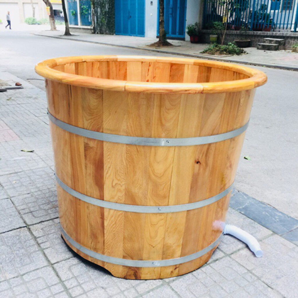 Bồn tắm tròn bo viền