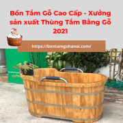 Bồn tắm gỗ