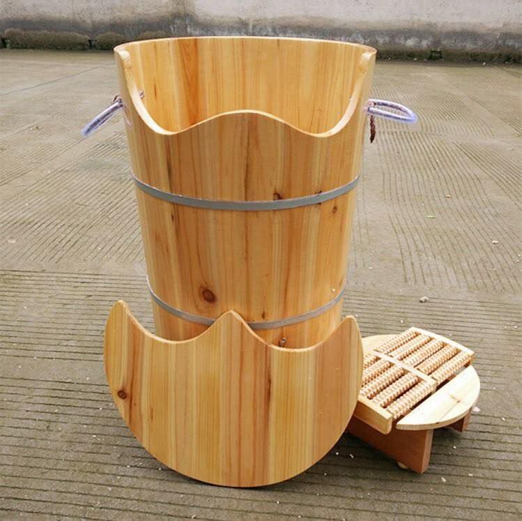 Đặc điểm của chậu gỗ Pơ mu ngâm chân xông hơi