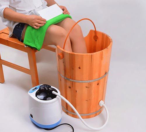 Công dụng của thùng xông hơi chân gỗ Pơ mu