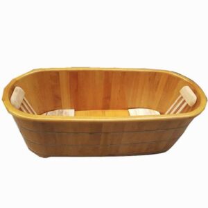 Bồn tắm gỗ pơmu 2 người dài 175cm