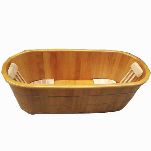 Bồn tắm gỗ pơmu 2 người dài 175cm
