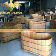 Bồn Tắm Gỗ Nhỏ Mini