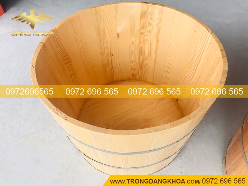 Bồn Tắm Gỗ Tròn Đẹp