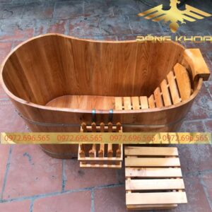 Bồn Tắm Gỗ Lưng