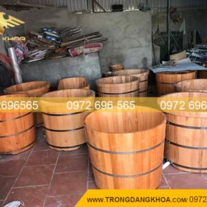 Cơ sở sản xuất bồn tắm gỗ