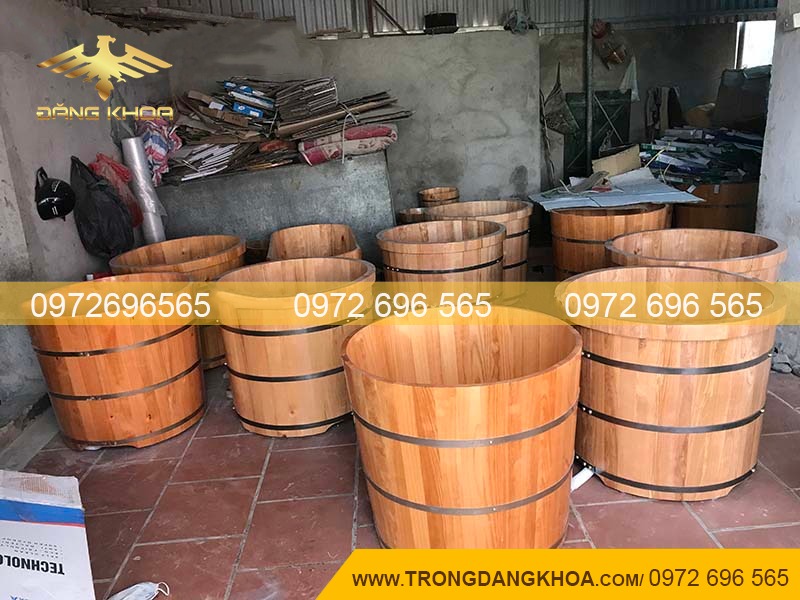 Cơ sở sản xuất bồn tắm gỗ