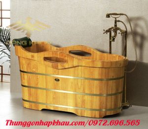 bồn tắm gỗ thanh lý