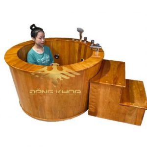Bồn tắm gỗ sục