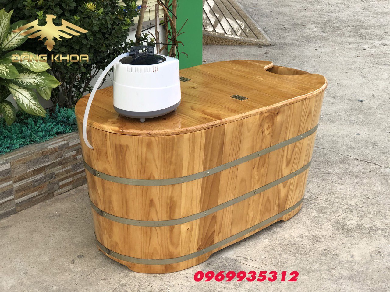 Thùng xông hơi gỗ