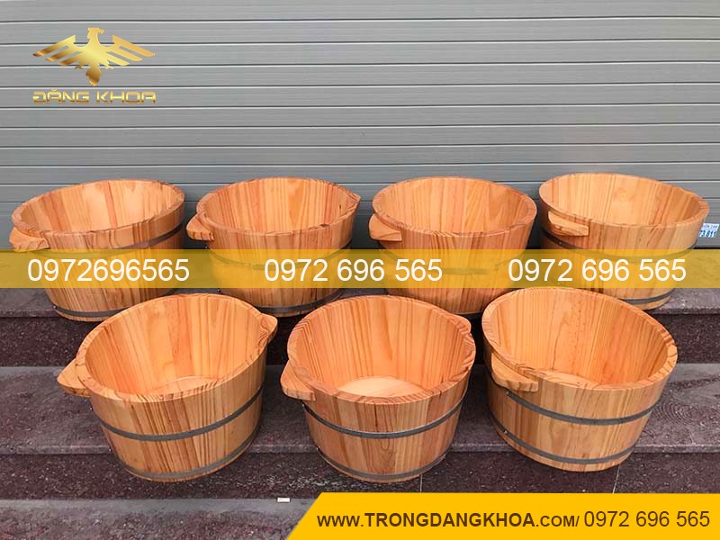 Một số lợi ích khi ngâm chân bằng chậu gỗ 